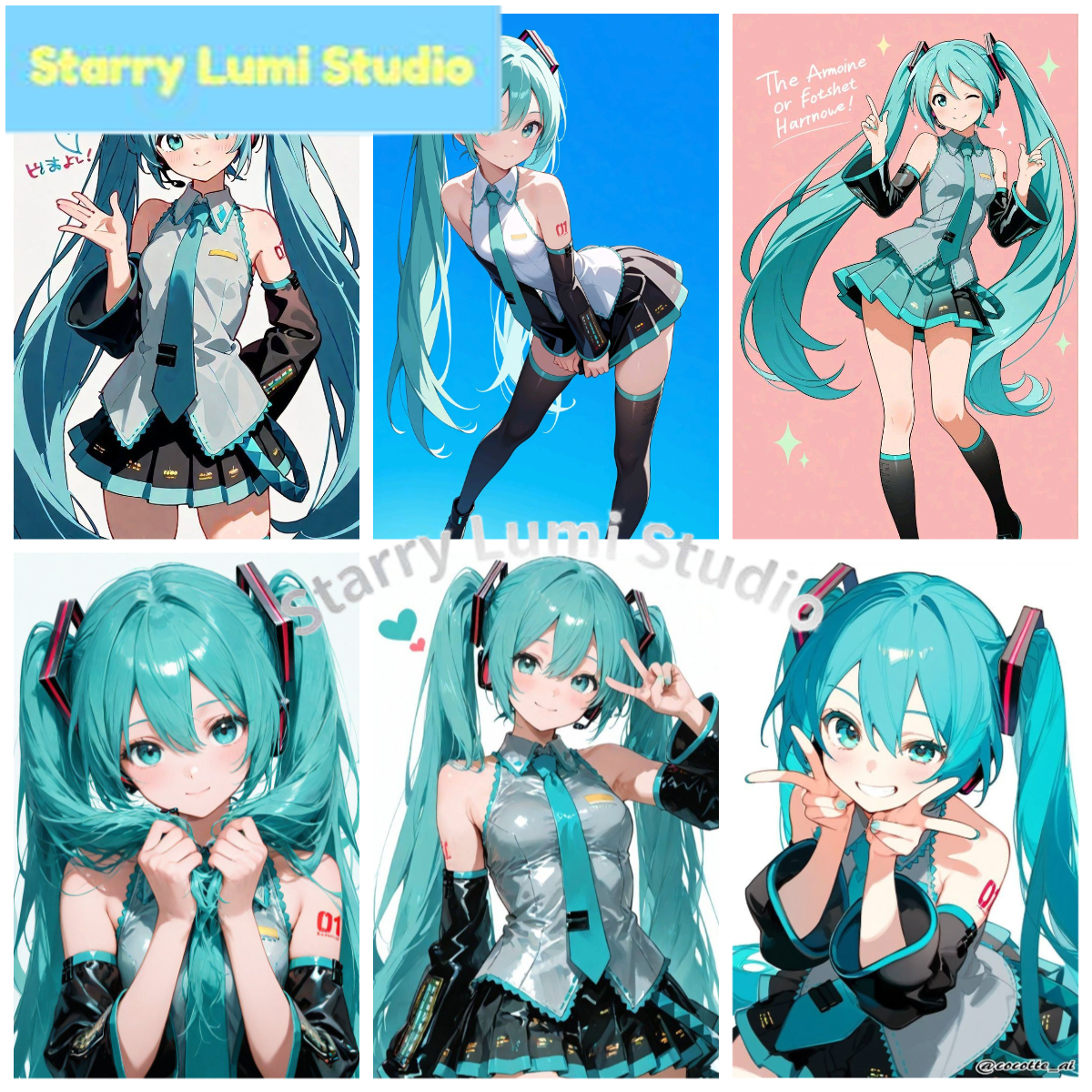Resin Craft Supplies - Hatsune Miku Diamond painting Art Kit