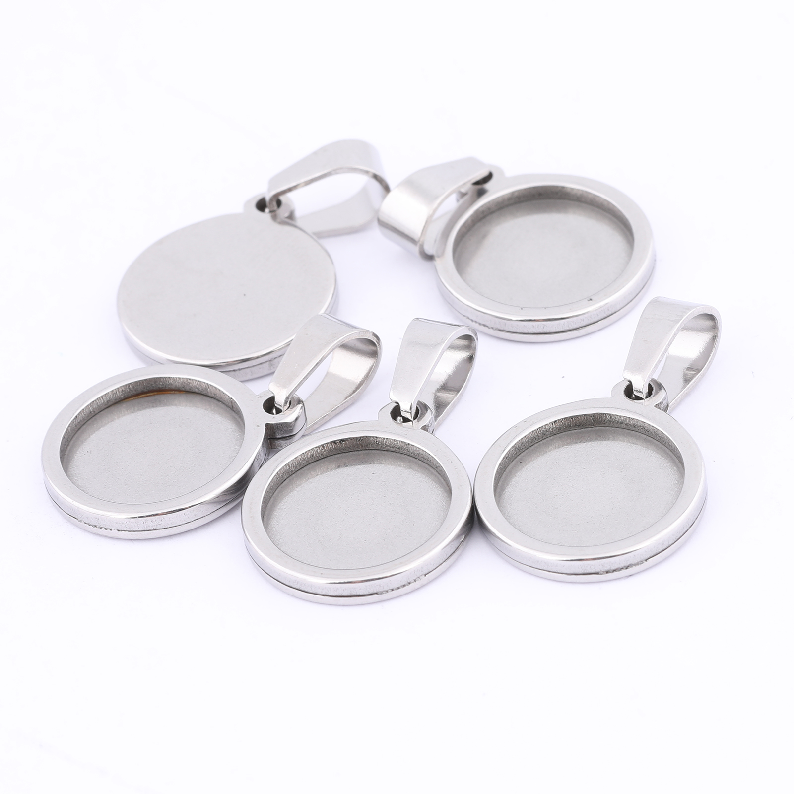 10pcs Gold Plated Black 12mm R - Bezels Set Pendant recensione e prezzo