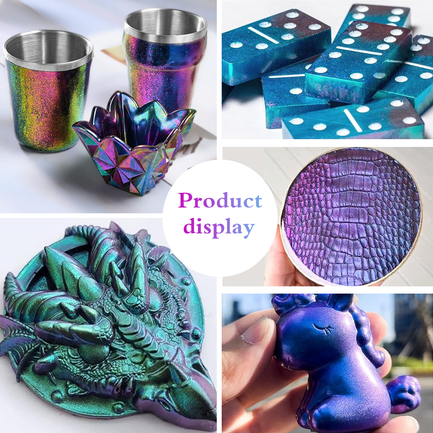 1 Set Chameleon Powder Nail Ch - Resin Glitter Pack recensione e prezzo