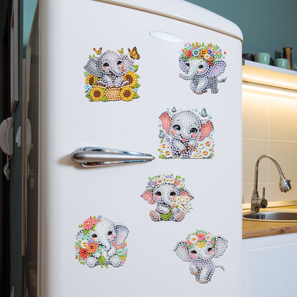 6Pcs Diamond Painting Refriger - Resin Craft For Beginners recensione e prezzo