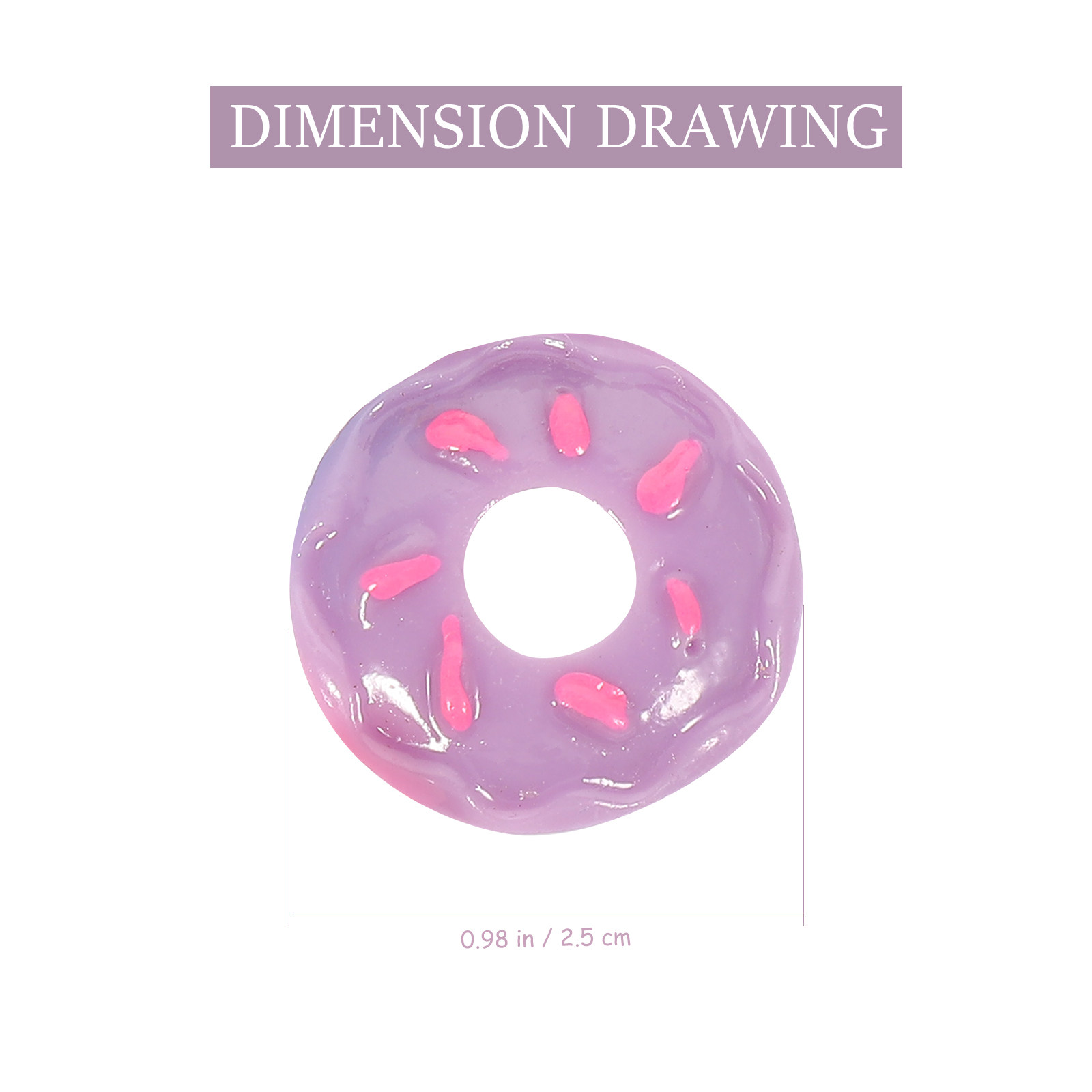 30Pcs Mini Donut Resin Ornamen - Resin Craft Supplies recensione e prezzo