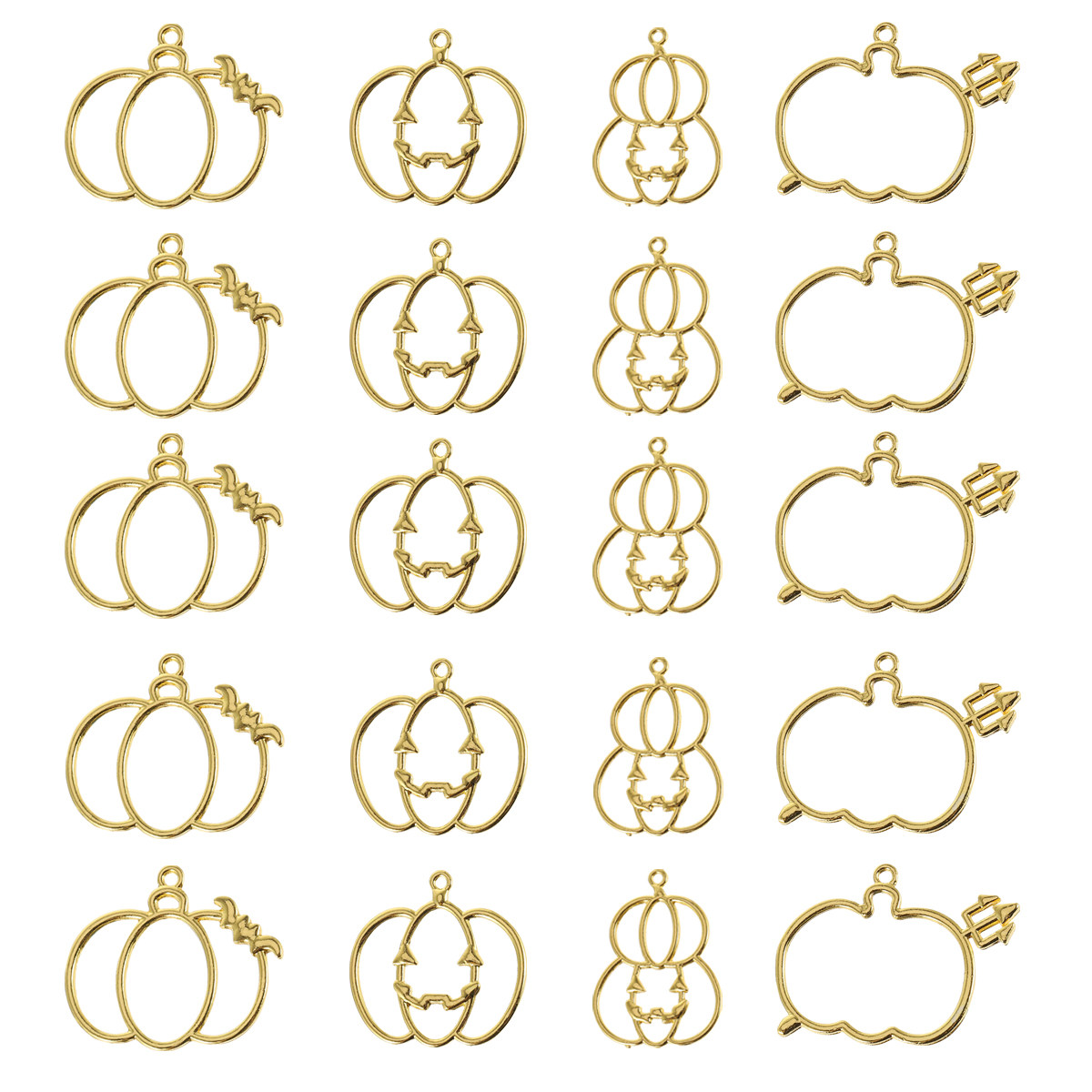 20Pcs DIY Pumpkin Resin Pendan - Resin Jewelry Kit recensione e prezzo