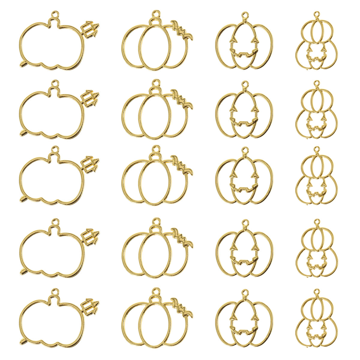 20Pcs DIY Pumpkin Resin Pendan - Resin Jewelry Kit recensione e prezzo