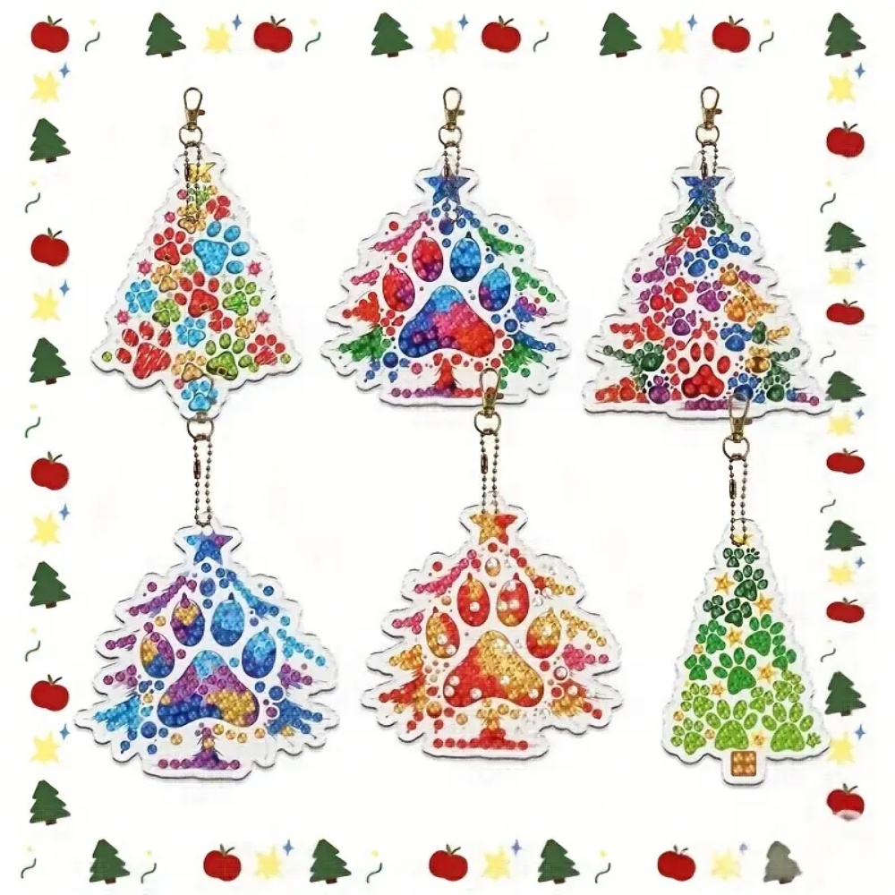 6pcs/SetDIY Christmas tree pat - Resin Craft For Beginners recensione e prezzo
