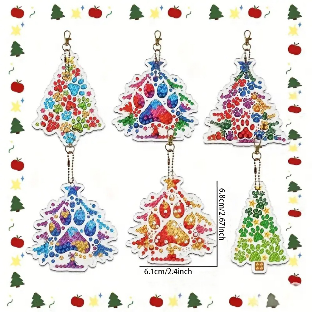 6pcs/SetDIY Christmas tree pat - Resin Craft For Beginners recensione e prezzo