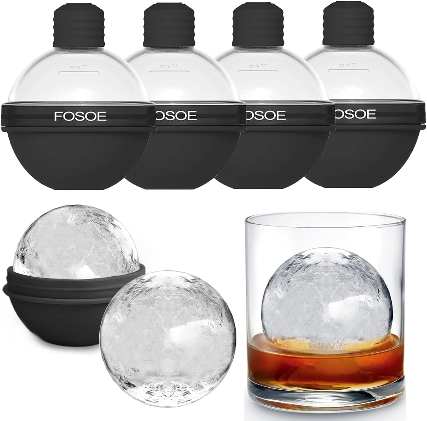 Silicone Ice Ball Molds for Wh - Coaster Mold Round recensione e prezzo