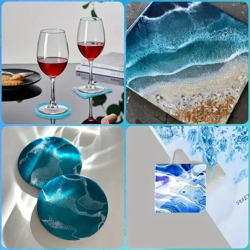 5Pcs/Set DlY Epoxy Resin Cup C - Coaster Mold Round recensione e prezzo