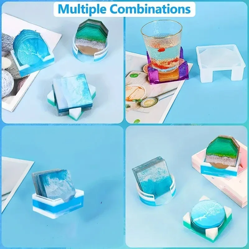 5Pcs/Set DlY Epoxy Resin Cup C - Coaster Mold Round recensione e prezzo