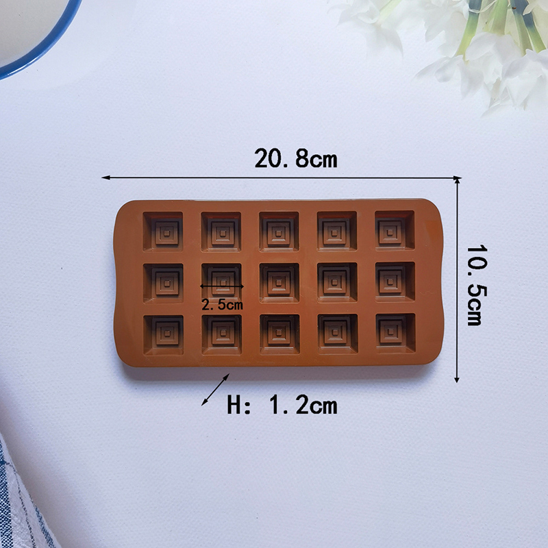 Classical Chocolate Mold Squar - Silicone Mold Tray recensione e prezzo