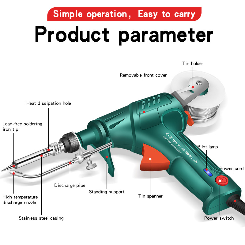 Electric Welding Small Tin Gun - Heat Gun Small recensione e prezzo