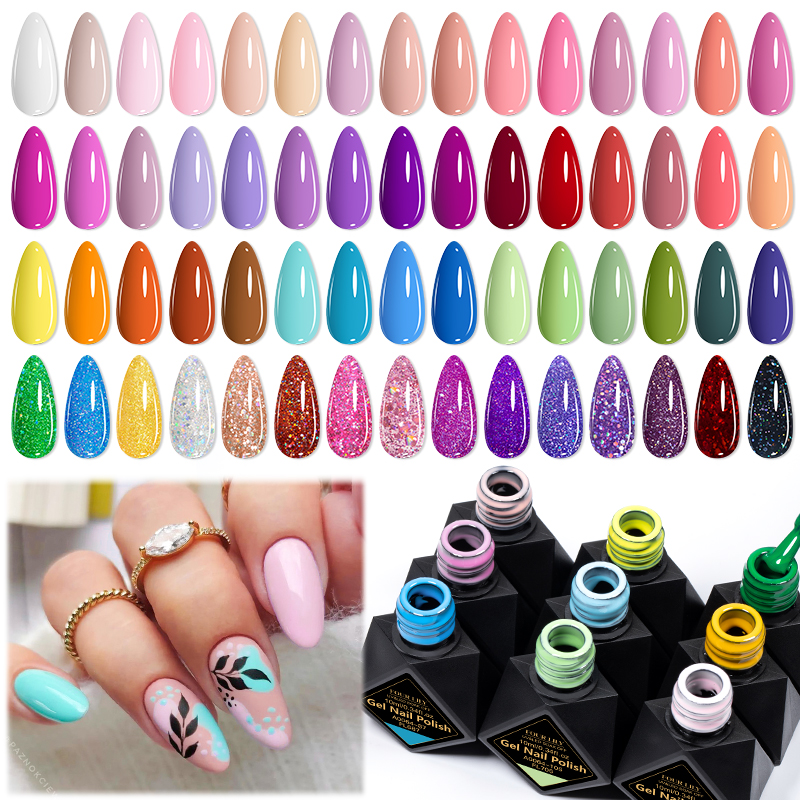 6Pcs/Set 10ML Gel Nail Polish  - Resin Glitter Pack recensione e prezzo