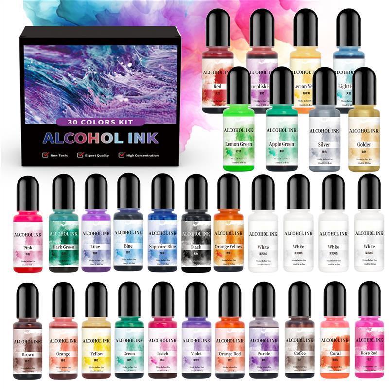 1 Set Art Ink Alcohol Epoxy Re - Resin Dye Alcohol recensione e prezzo