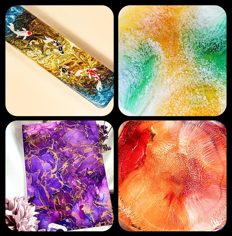 1 Set Art Ink Alcohol Epoxy Re - Resin Dye Alcohol recensione e prezzo