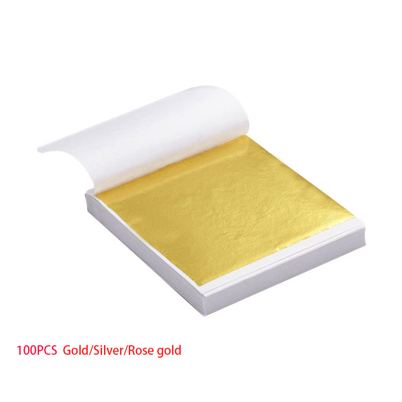 100pcs  Art Craft Design Paper - Gold Foil Flakes recensione e prezzo