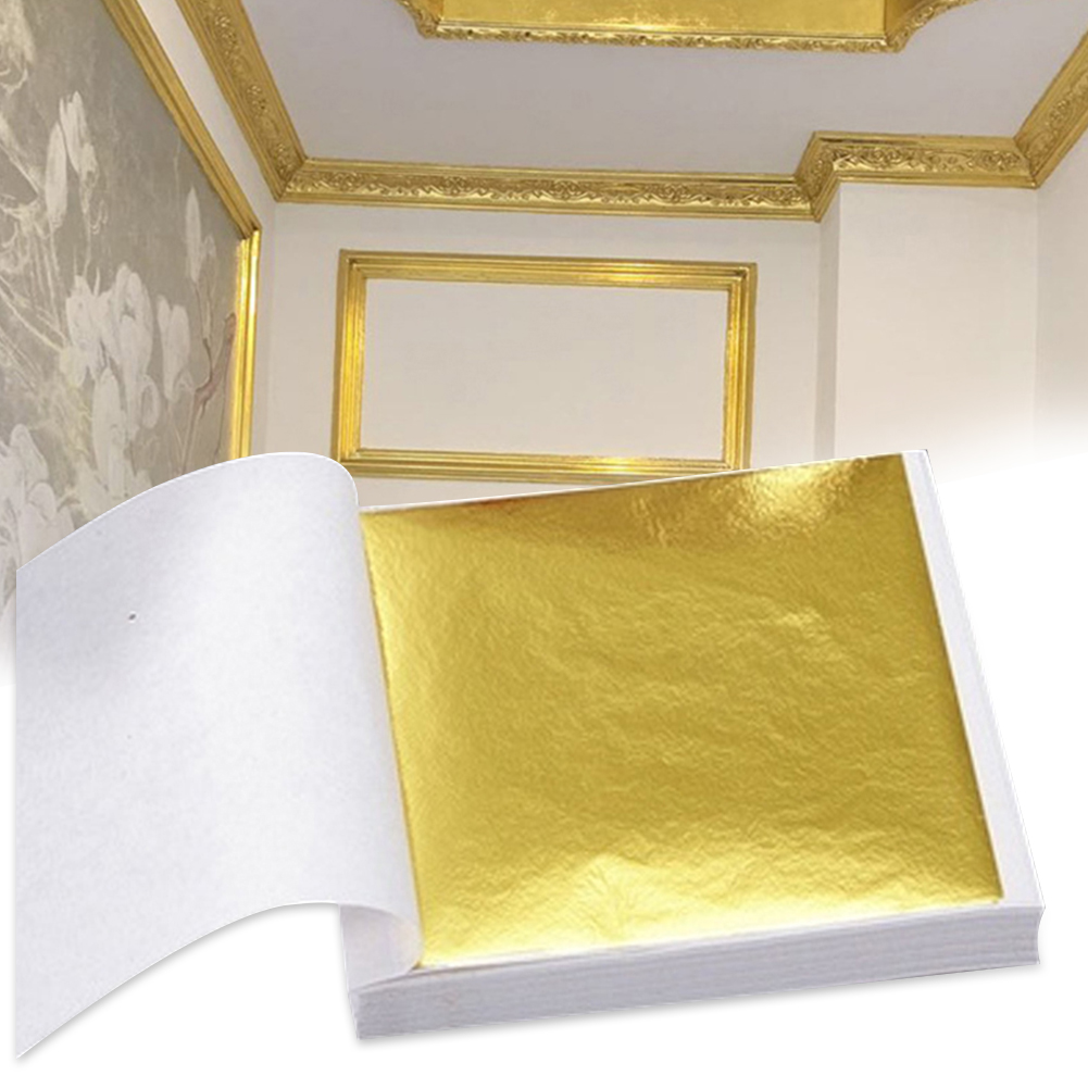 100pcs  Art Craft Design Paper - Gold Foil Flakes recensione e prezzo