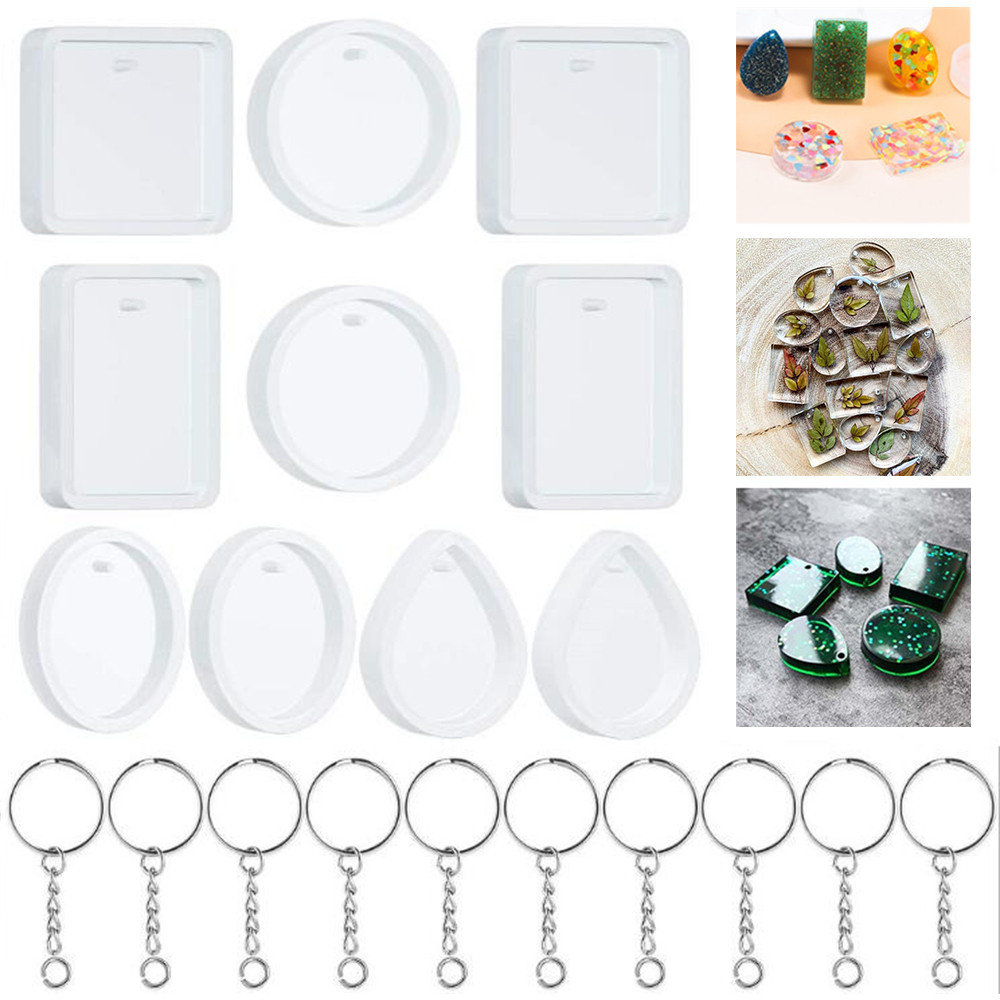 20Pcs/Set DIY Keychain Pendant - Resin Jewelry Kit recensione e prezzo