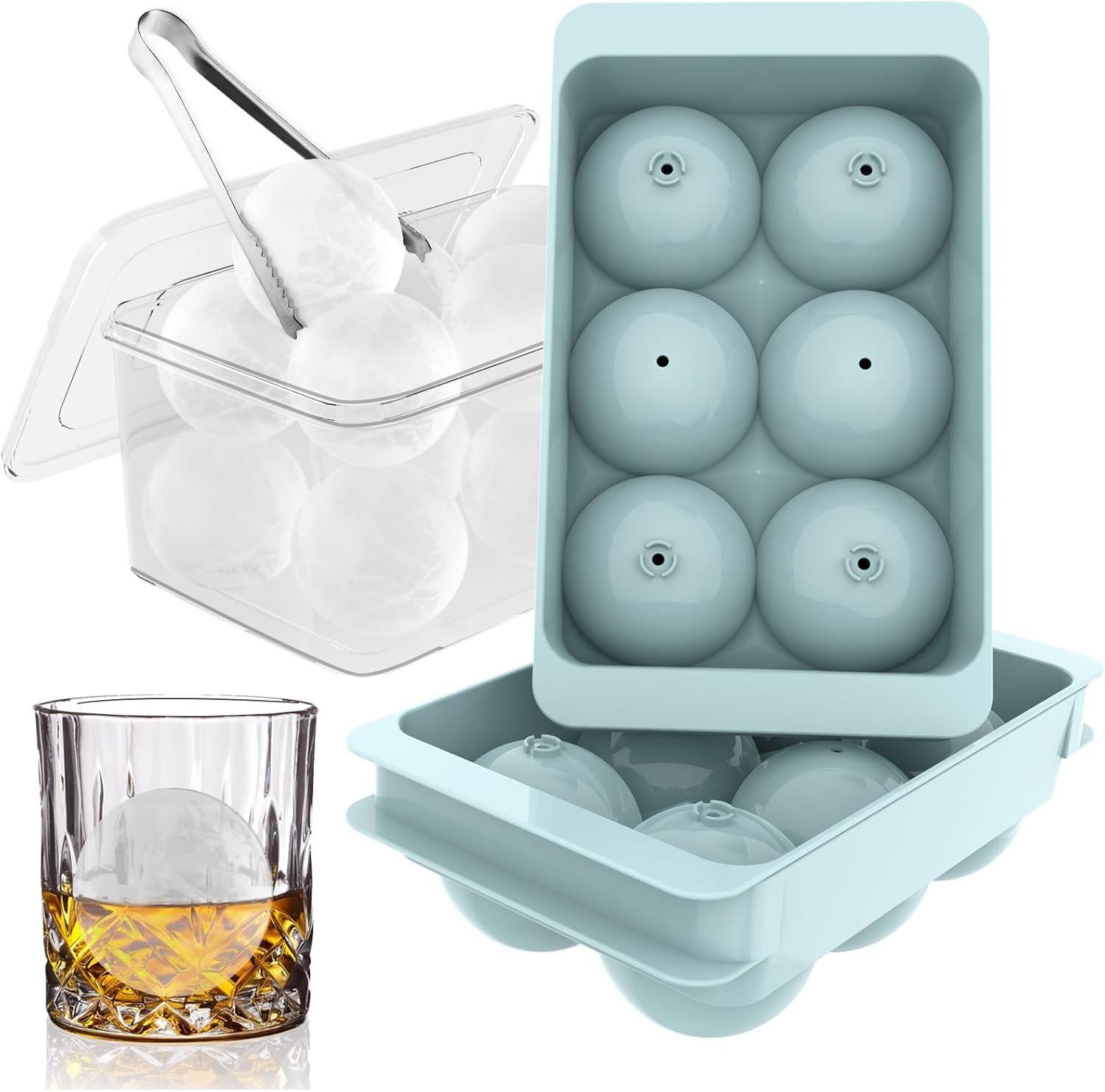 Large Round Ice Cube Trays for - Coaster Mold Round recensione e prezzo