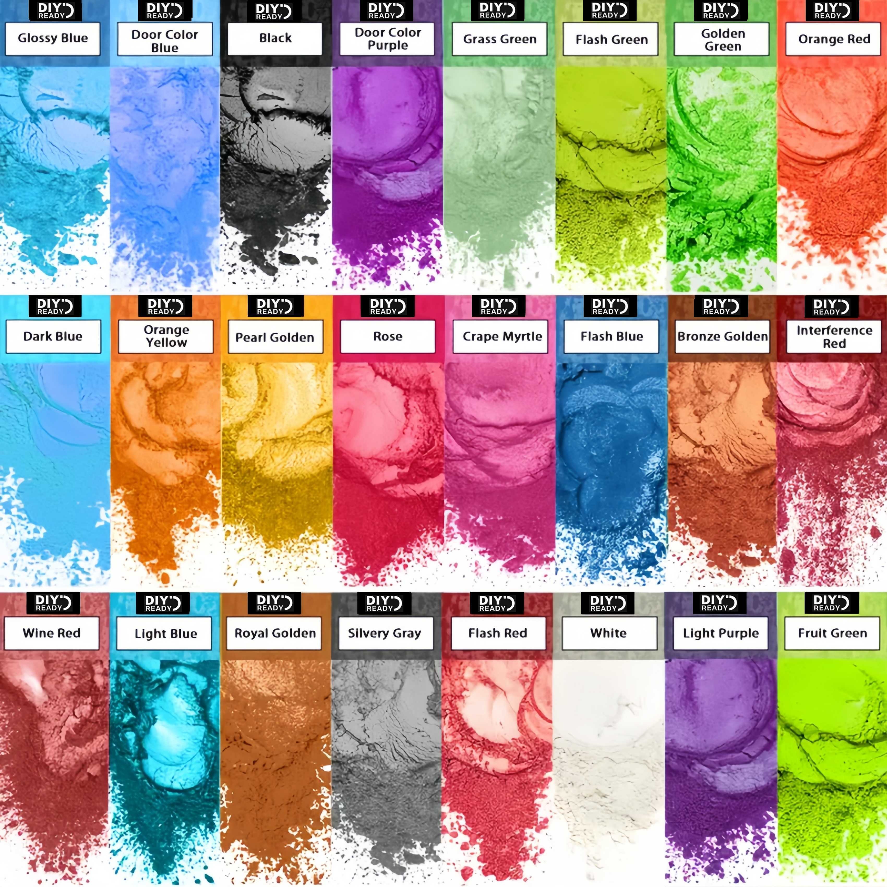 24 Colors/8 Colors 5g 0.18oz P - Resin Pigment Set recensione e prezzo