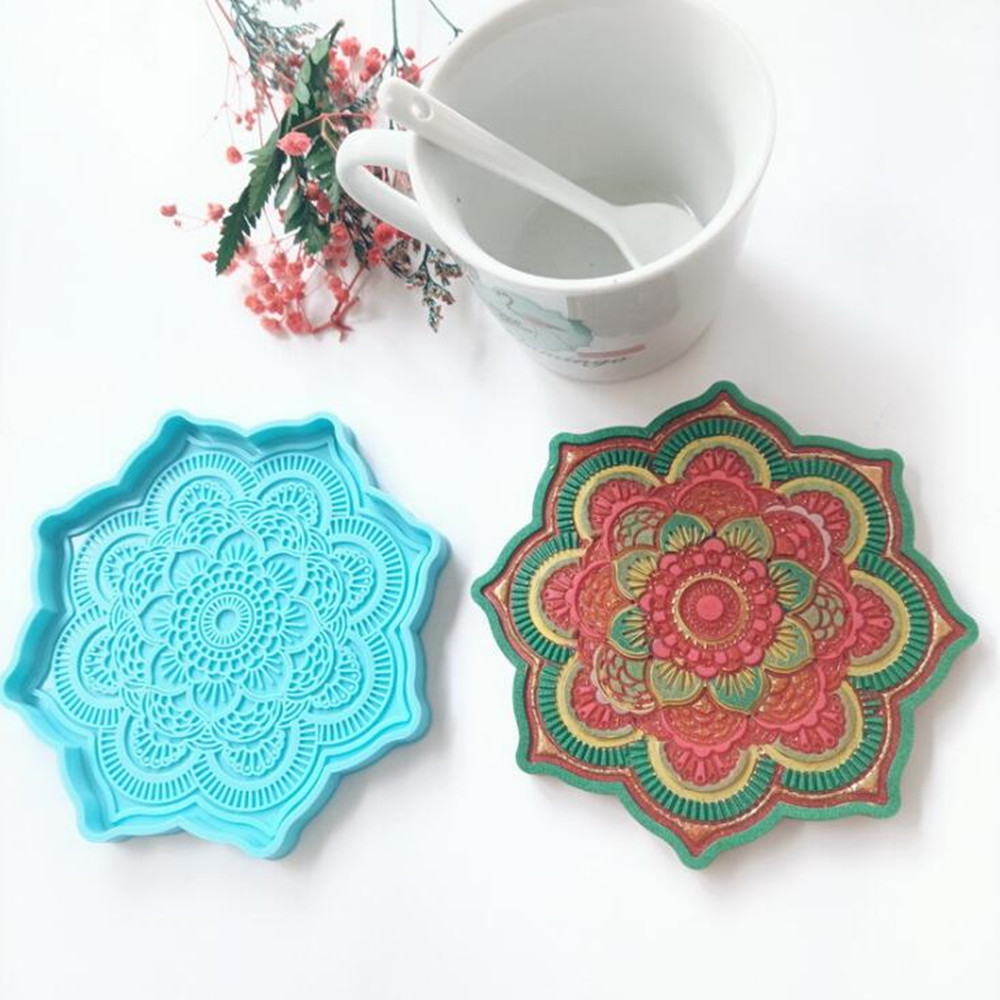 Mandala Coaster Silicone Mold  - Coaster Mold Round recensione e prezzo