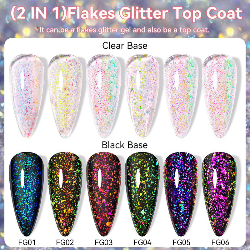 LILYCUTE Sparkly Glitter Top C - Gold Foil Flakes recensione e prezzo