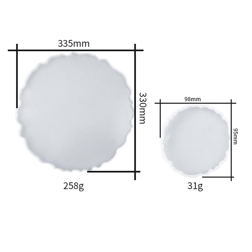 2Pcs Water Crystal Epoxy Resin - Serving Tray Mold recensione e prezzo