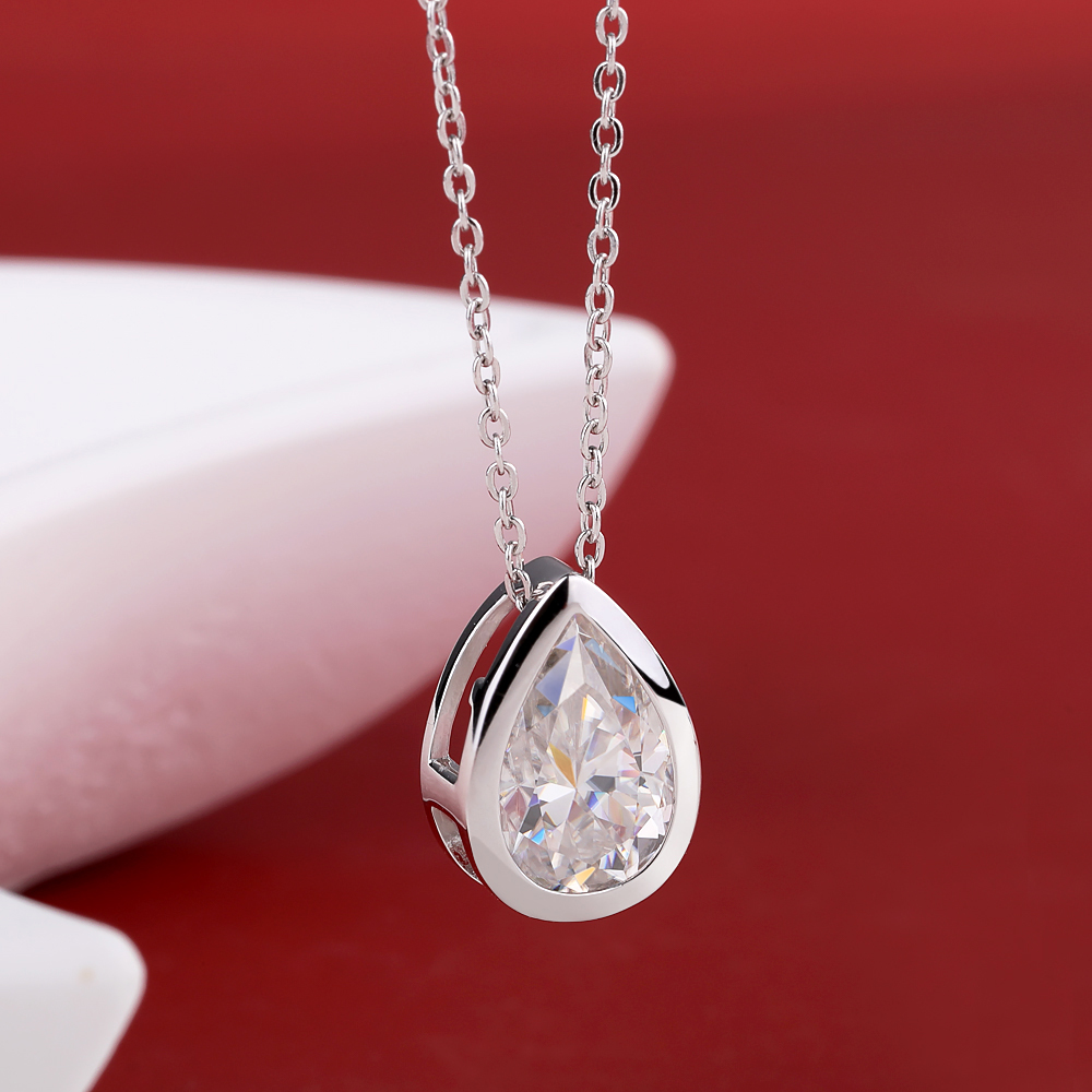 BXINY 4Carat Bezel Set WaterDr - Bezels Set Pendant recensione e prezzo