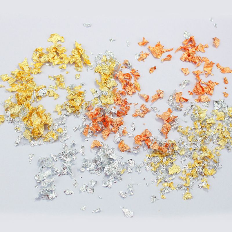 3Box Gold Leaf Flakes Foil Pap - Gold Foil Flakes recensione e prezzo