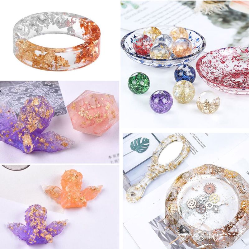 3Box Gold Leaf Flakes Foil Pap - Gold Foil Flakes recensione e prezzo