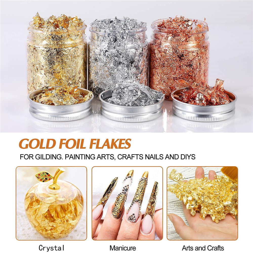 Imitation Rose Gold Silver Cop - Gold Foil Flakes recensione e prezzo