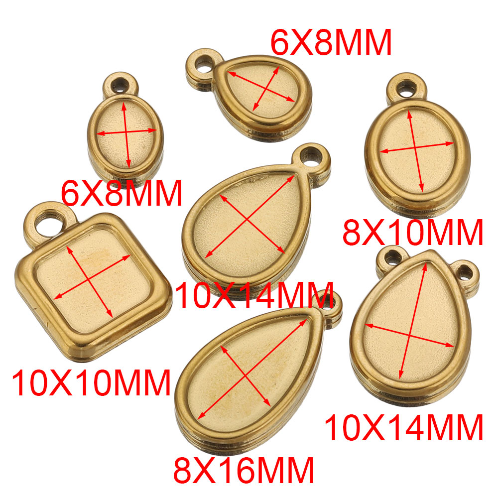 5pcs Stainless Steel Square Dr - Resin Craft Supplies recensione e prezzo