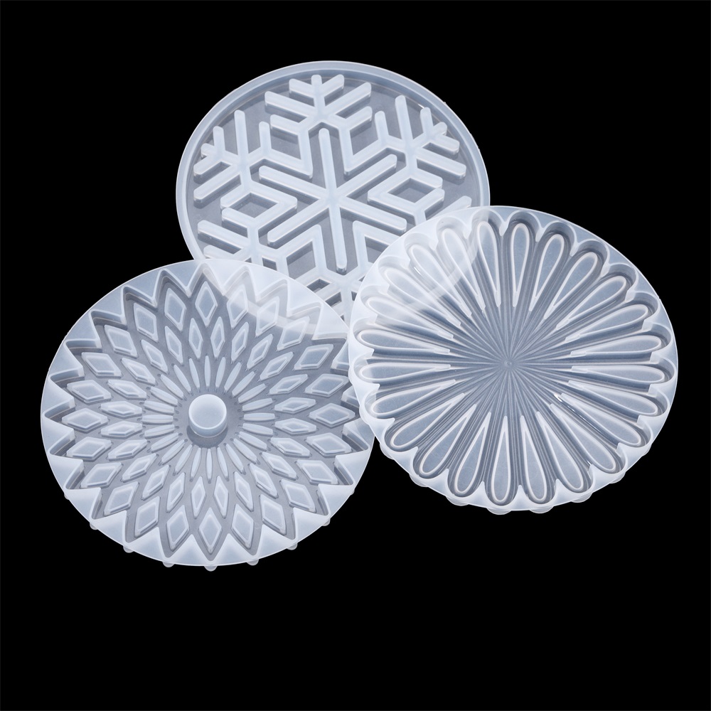 1Pcs Round Coaster Resin Silic - Coaster Mold Round recensione e prezzo