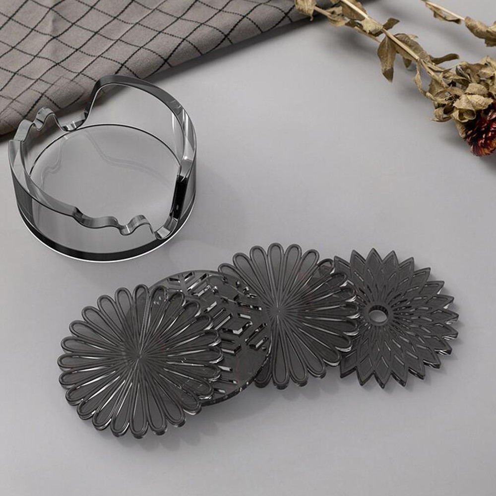 1Pcs Round Coaster Resin Silic - Coaster Mold Round recensione e prezzo