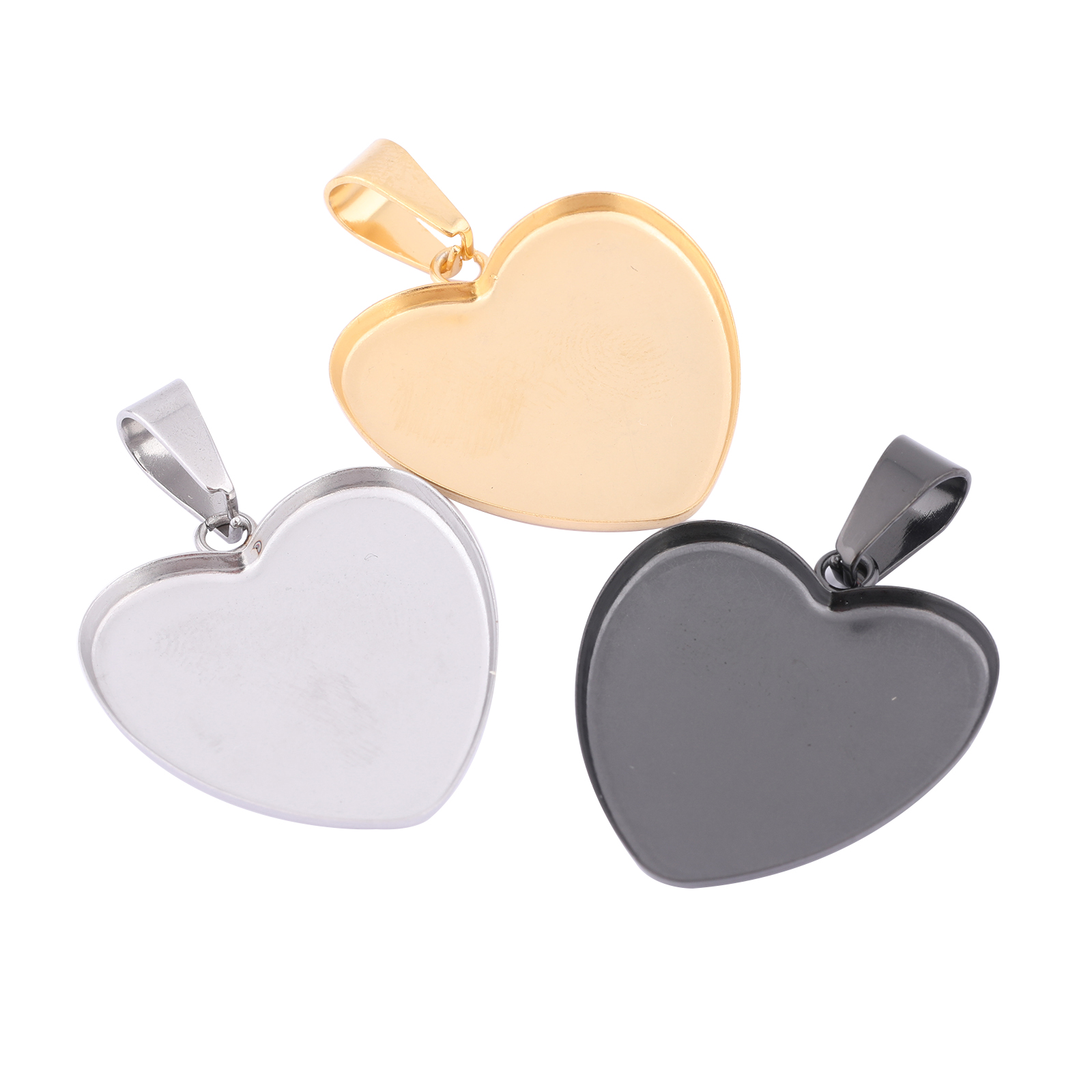 10pcs Stainless Steel Gold Pla - Bezels Set Pendant recensione e prezzo