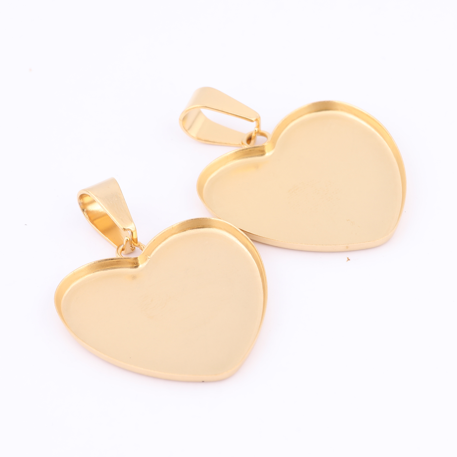 10pcs Stainless Steel Gold Pla - Bezels Set Pendant recensione e prezzo
