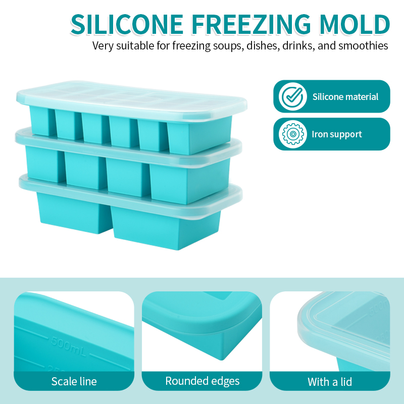 2 or 3-piece Silicone Freezer  - Serving Tray Mold recensione e prezzo