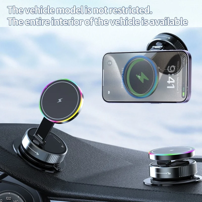 15W Wireless Car Charger Phone - Vacuum Chamber Small recensione e prezzo