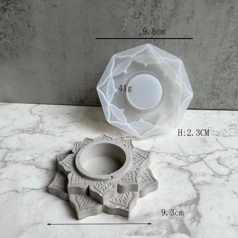 Concrete Candle Jar Silicone M - Serving Tray Mold recensione e prezzo