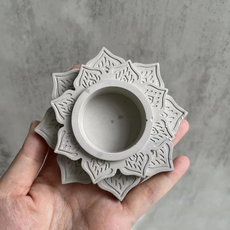 Concrete Candle Jar Silicone M - Serving Tray Mold recensione e prezzo