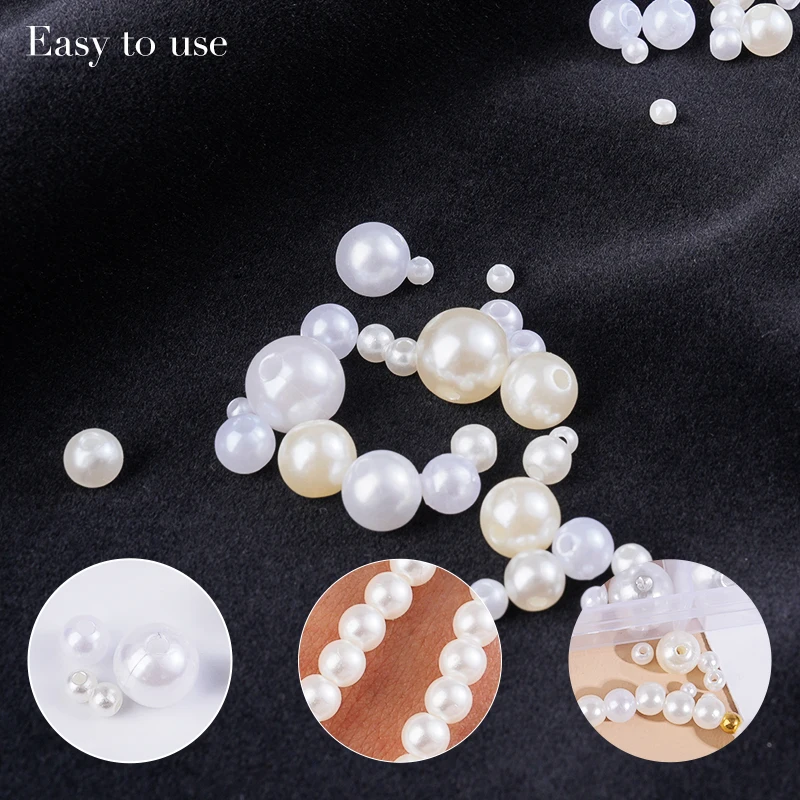 800pcs Artificial Faux Pearl R - Resin Jewelry Kit recensione e prezzo