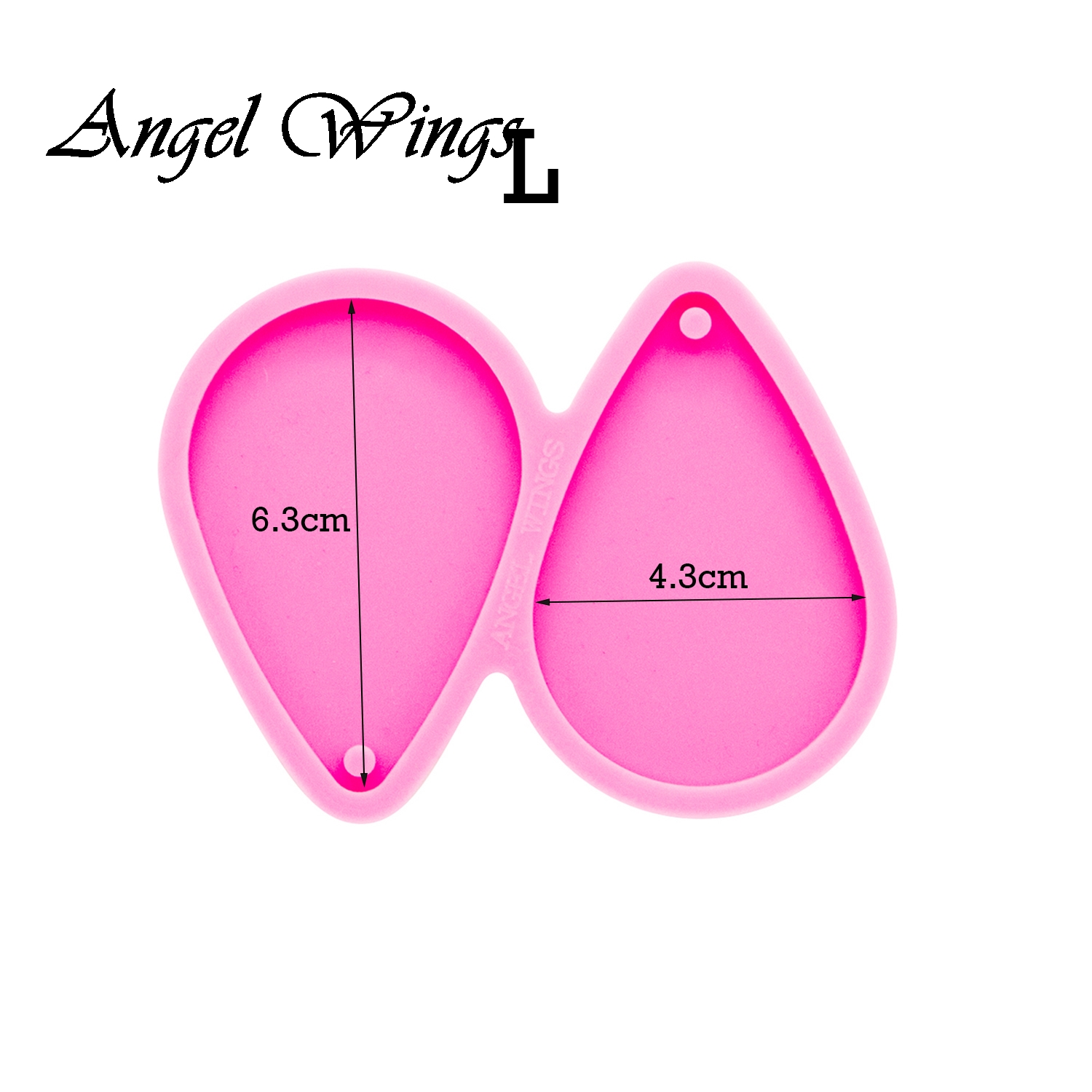 Shiny Tear Drop Hoop Earrings  - Geode Mold Silicone recensione e prezzo