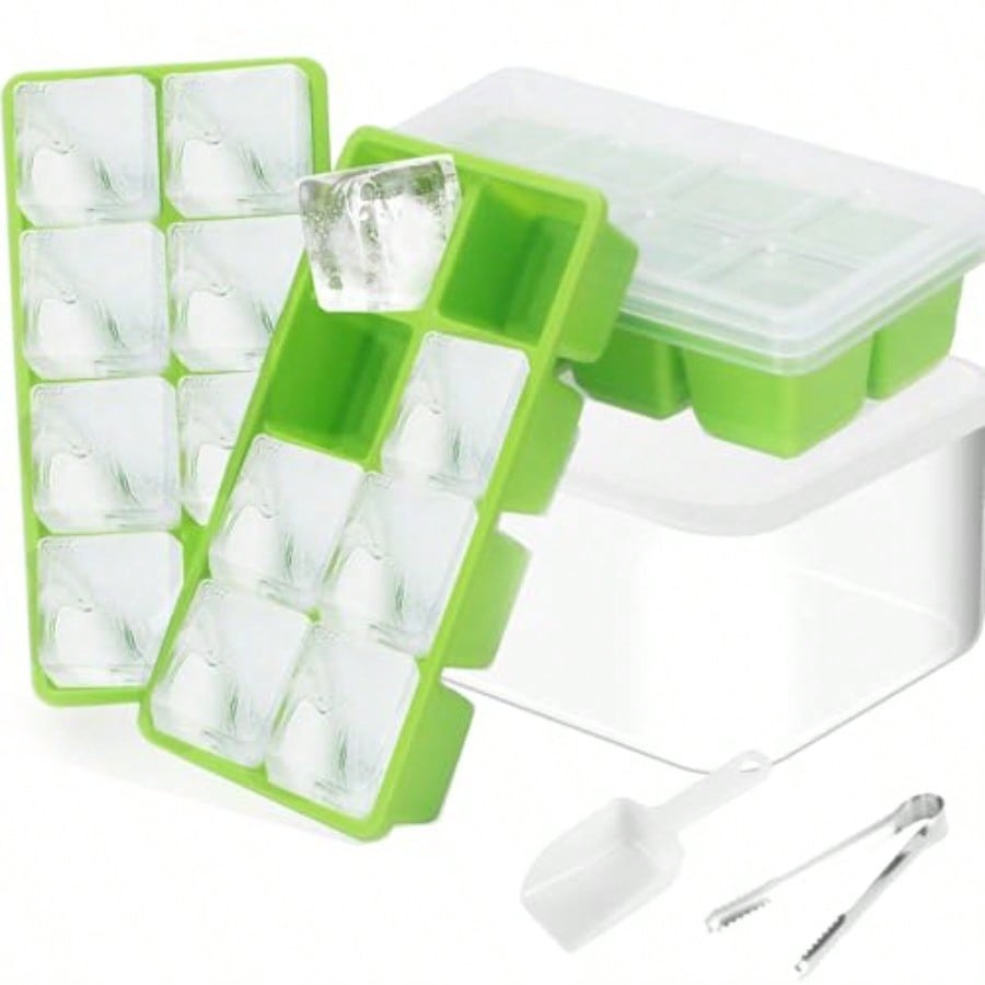 Ice Trays For Freezer With Lid - Silicone Mold Tray recensione e prezzo