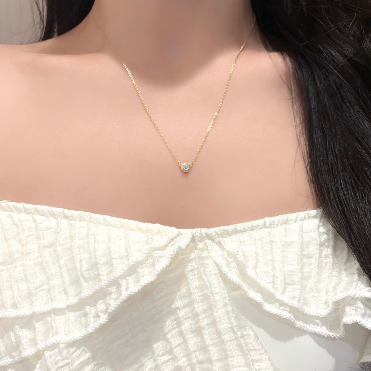 S925 Sterling Silver Moissanit - Bezels Set Pendant recensione e prezzo