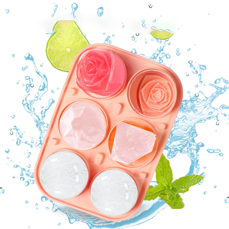 3D Rose Diamond Round Ice Cube - Coaster Mold Round recensione e prezzo