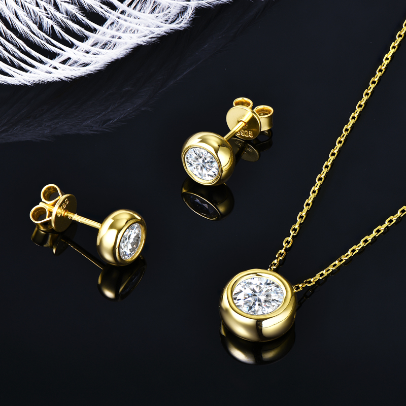 IOGOU 6.5mm 1ct Bezel Moissani - Bezels Set Pendant recensione e prezzo