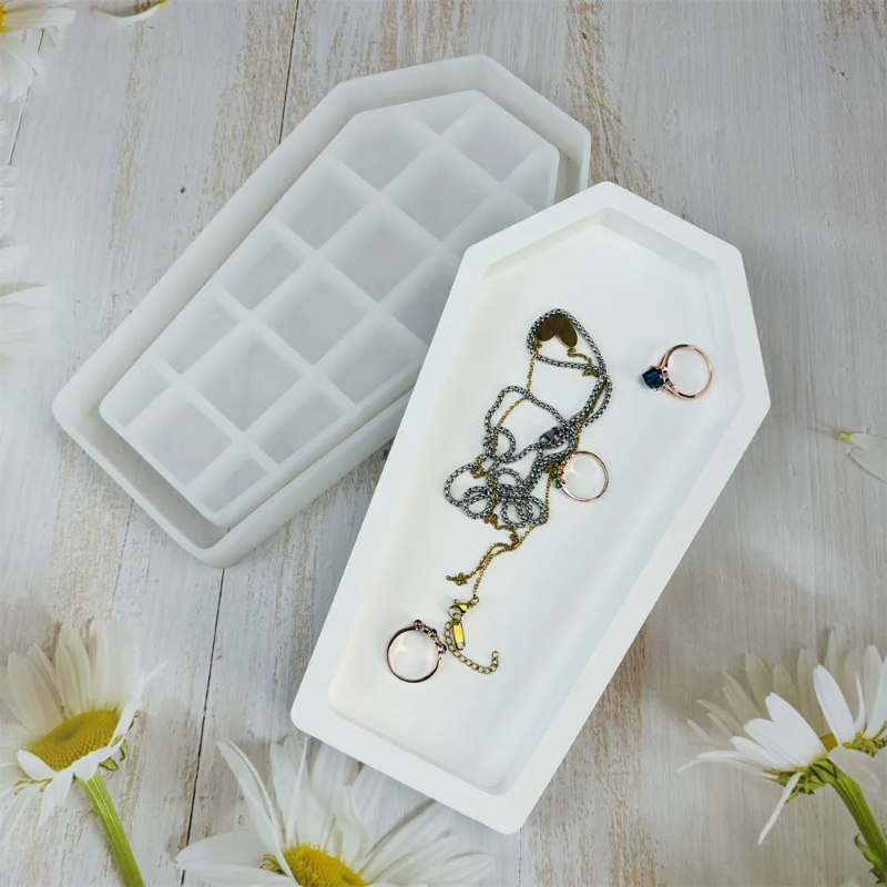 Halloween Coffin Resin Mold Tr - Serving Tray Mold recensione e prezzo