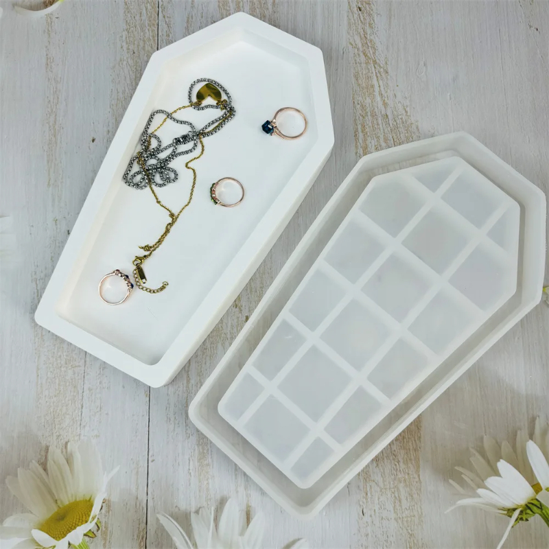 Halloween Coffin Resin Mold Tr - Serving Tray Mold recensione e prezzo