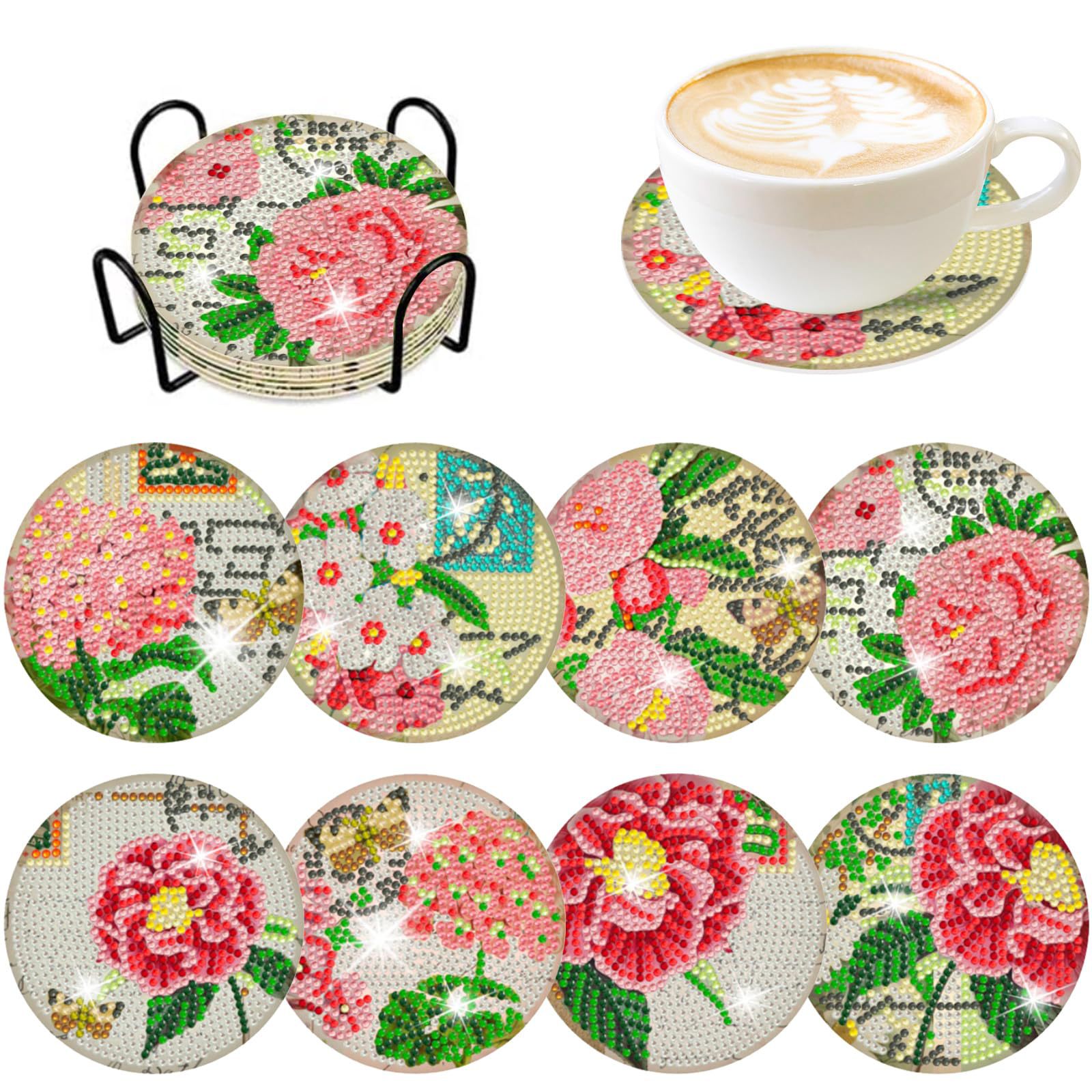 RUOPOTY 8pc/sets Diamond Paint - Resin Craft For Beginners recensione e prezzo