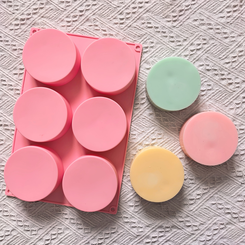 1pc 6-cavity large round disc  - Coaster Mold Round recensione e prezzo