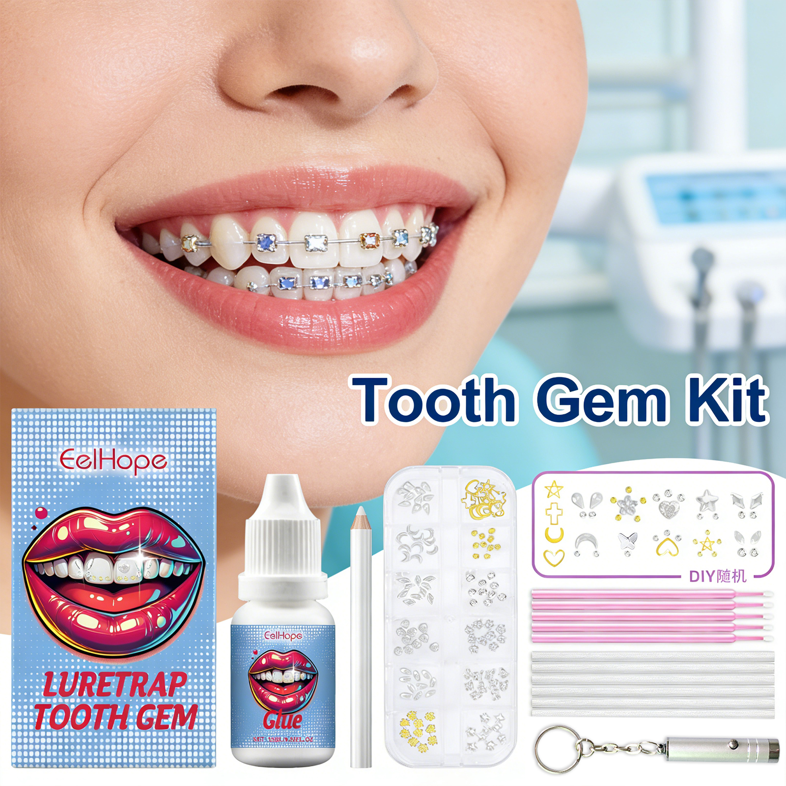 Tooth Gems Sparkling Teeth Jew - Resin Jewelry Kit recensione e prezzo