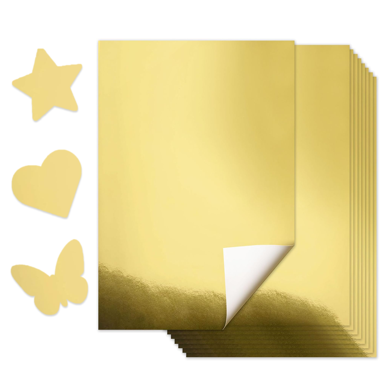 10 Sheets A4 Size Metallic Gol - Gold Foil Flakes recensione e prezzo